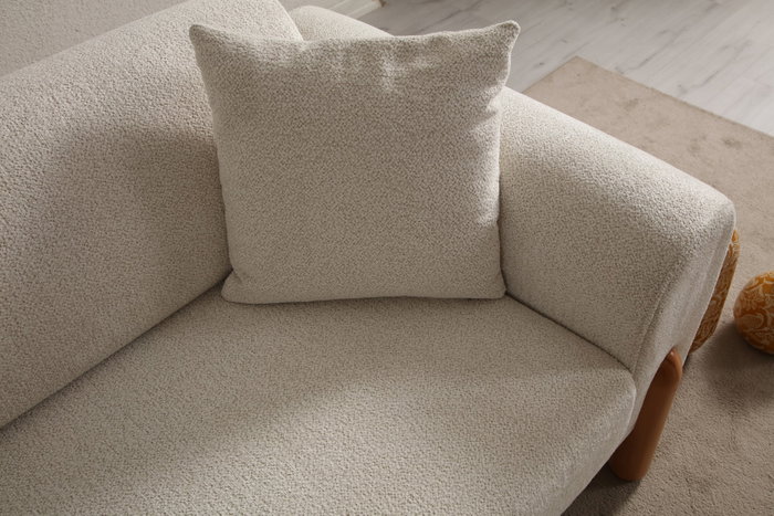 Atelier Del Sofa Lyke 3 Seater - Crema